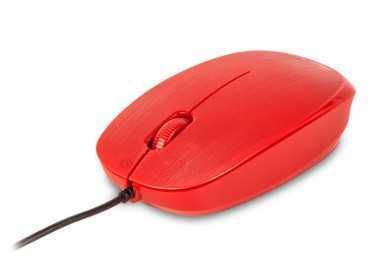 Raton ngs wired flame optico con cable 1000 dpi ambidiestros usb color rojo