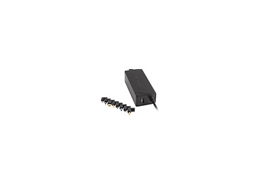 Adaptador de corriente ngs automatic 45w con 8 adaptadores y salida usb 2a