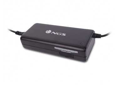 Adaptador de corriente ngs manual laptop 90w con 11 adaptadores