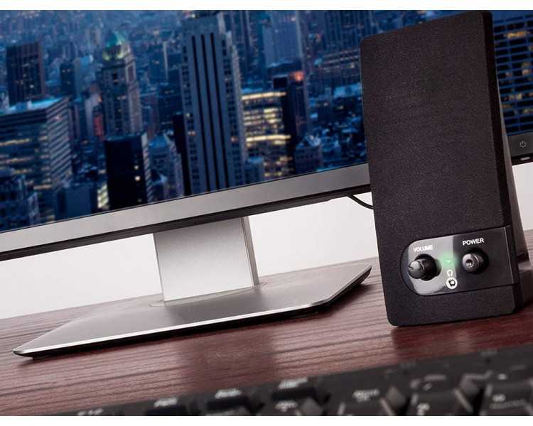 Altavoz ngs multimedia 2.0 rms 2w alimentacion usb con interruptor volumen color negro