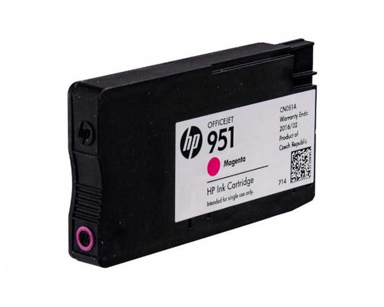 Ink-jet hp inyeccion magenta n 951/aprox. 700 p ginas/a7f64a/1000 paginas