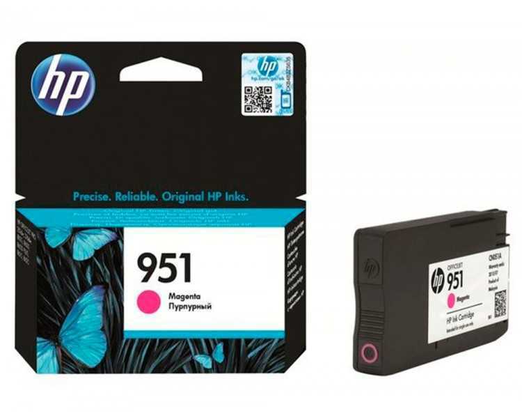 Ink-jet hp inyeccion magenta n 951/aprox. 700 p ginas/a7f64a/1000 paginas