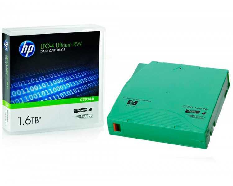 Cinta de datos ultrium 4 1.6tb rw/1000 paginas