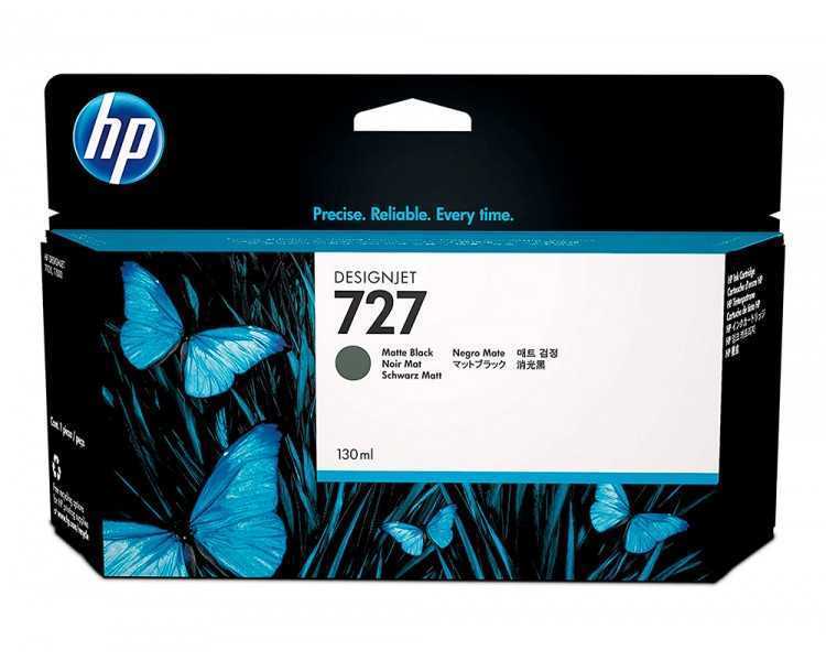 Ink-jet hp designjet t920/t1500 n 727 negro mate alta/1000 paginas