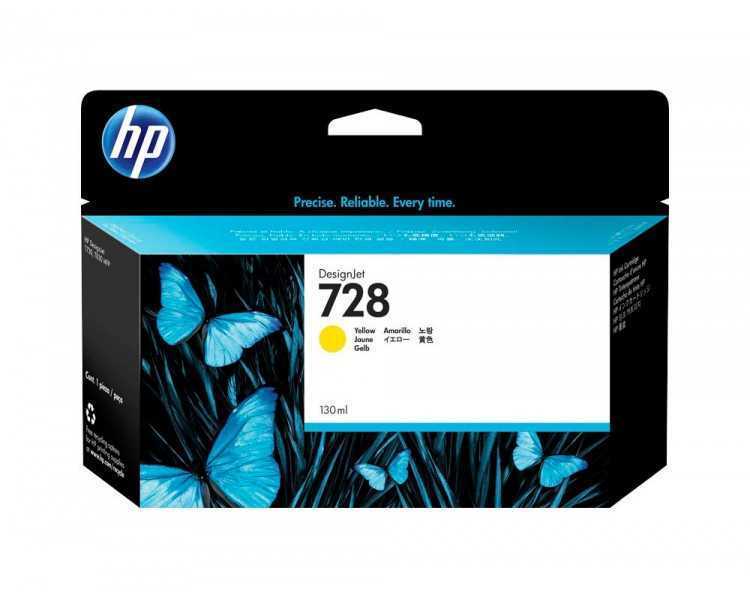 Ink-jet hp designjet t730 amarillo n 728/1000 paginas