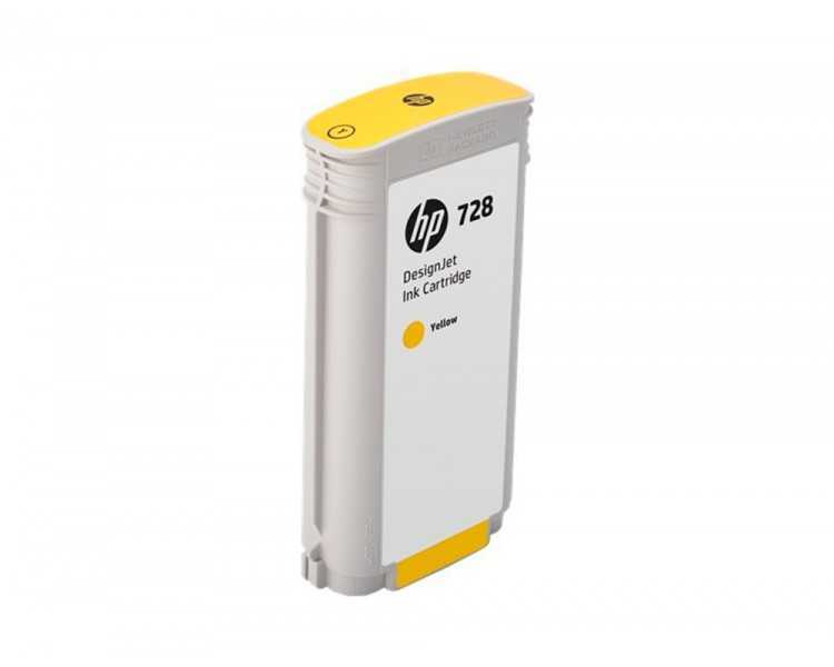 Ink-jet hp designjet t730 amarillo n 728/1000 paginas