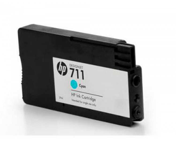 Ink-jet hp designjet t120/t520 cian n 711 pack 3/1000 paginas