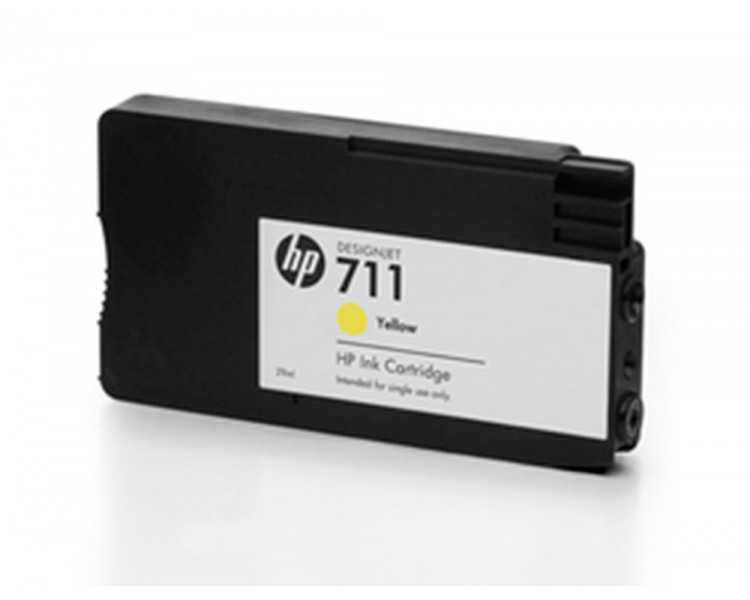 Ink-jet hp designjet t120/t520 amarillo n 711 pack 3/1000 paginas