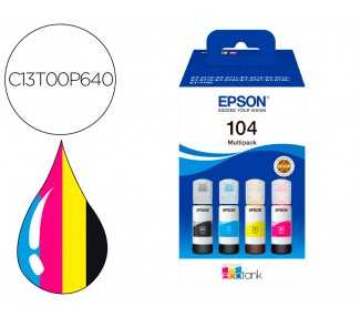 Ink-jet epson /104 4 clr multipack (bk / c / m / y)/ecotank et-2710 / et-2711 / et-2712 / et-2714 / et-2715