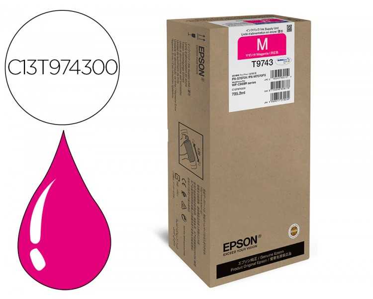 Ink-jet epson workforce pro wf-c869r magenta xxl ink supply unit