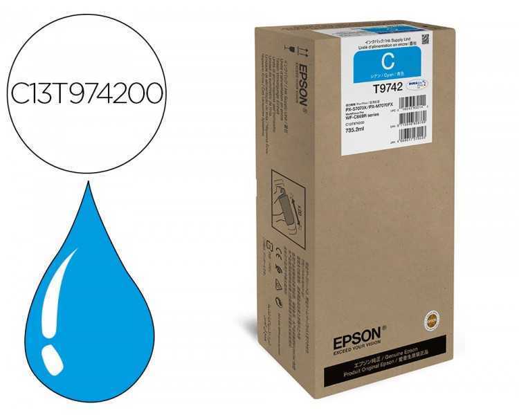 Ink-jet epson workforce pro wf-c869r cian xxl ink supply unit