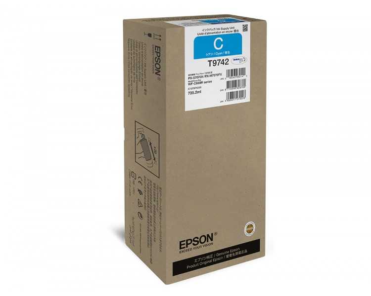 Ink-jet epson workforce pro wf-c869r cian xxl ink supply unit