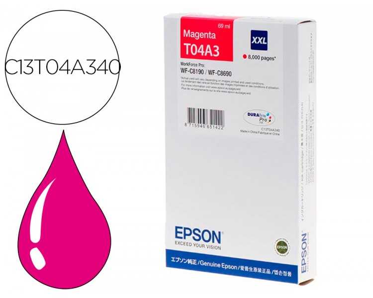 Ink-jet epson wf-c8190 / wf-c8690 xxl magenta