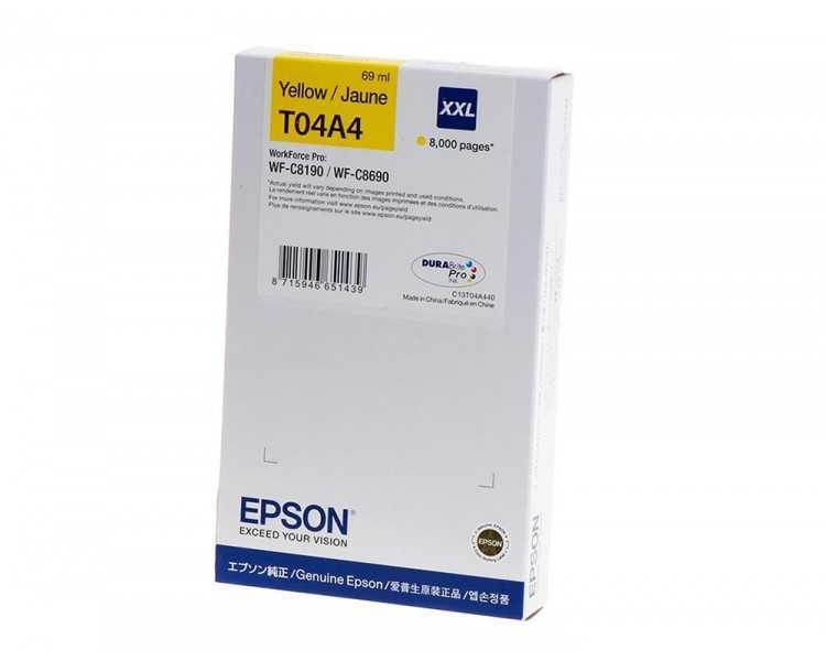 Ink-jet epson wf-c8190 / wf-c8690 xxl amarillo