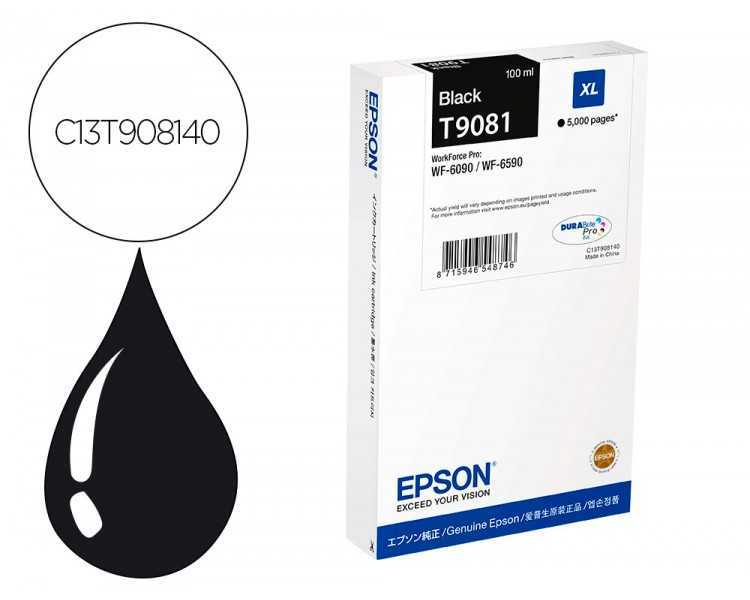 Ink-jet epson wf-6590dwf/wf-6090dw negro xl