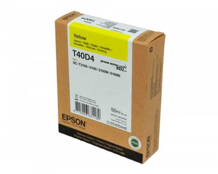 Ink-jet epson ultrachrome xd2 amarillo t40d440 sc-t3100/sc- t5100 50 ml