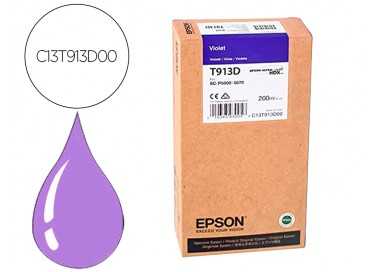 Ink-jet epson t913d violet ink 200ml