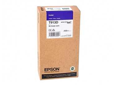 Ink-jet epson t913d violet ink 200ml