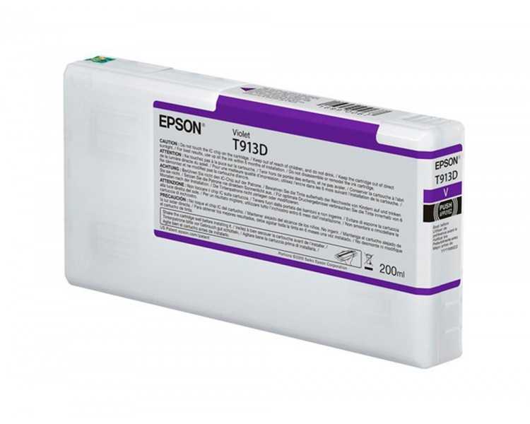 Ink-jet epson t913d violet ink 200ml