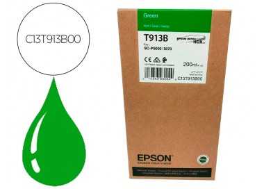 Ink-jet epson t913b green ink 200ml