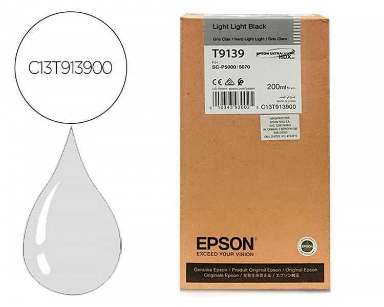 Ink-jet epson t9139 light light negro ink 200ml
