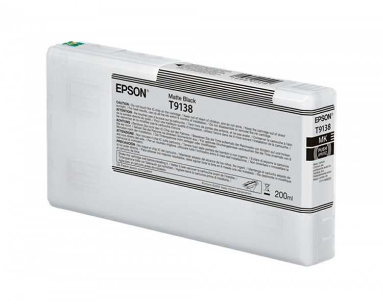 Ink-jet epson t9138 matte negro ink 200ml