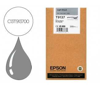 Ink-jet epson t9137 light negro ink 200ml