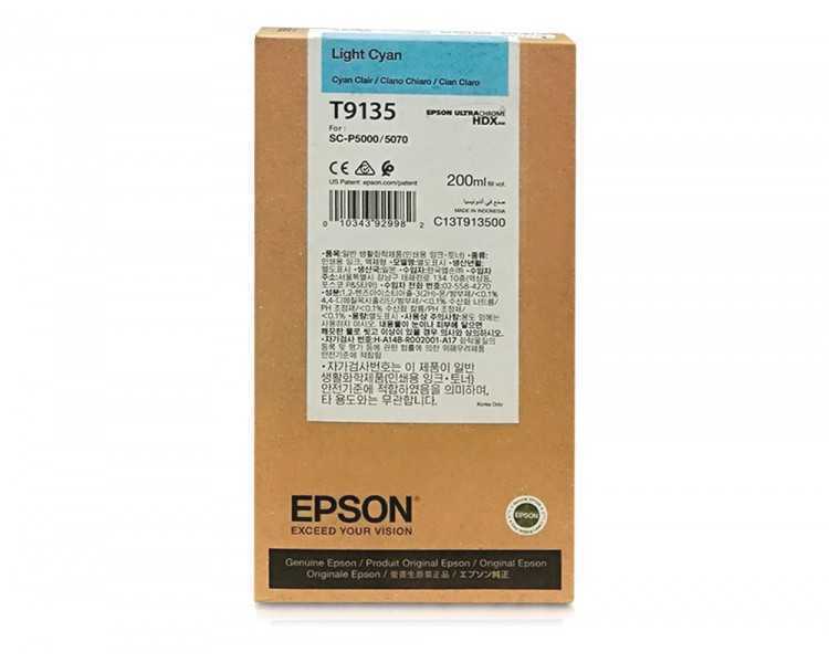 Ink-jet epson t9135 light cian ink 200ml