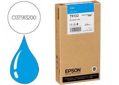 Ink-jet epson t9132 cian ink 200ml