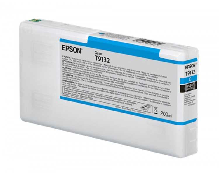 Ink-jet epson t9132 cian ink 200ml