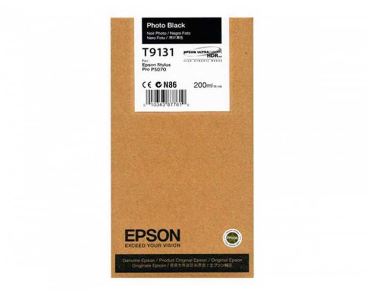 Ink-jet epson t9131 photo negro ink 200ml