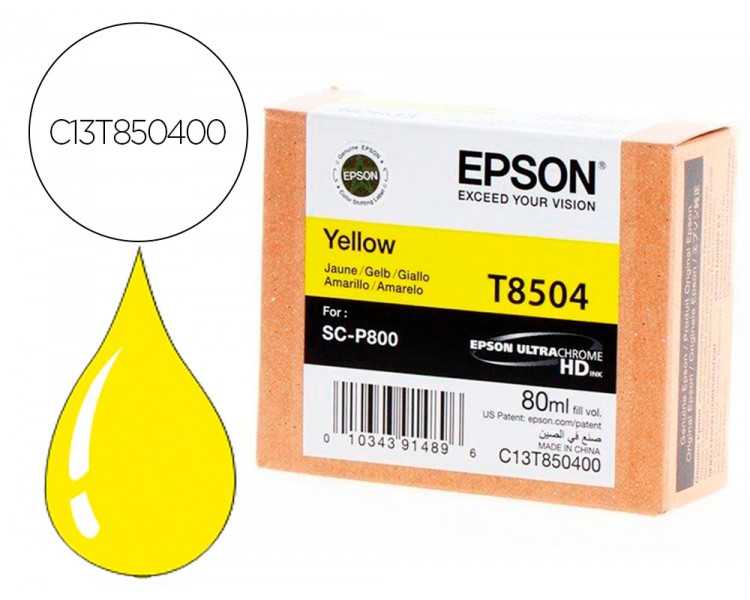 Ink-jet epson surecolor sc-p800 amarillo
