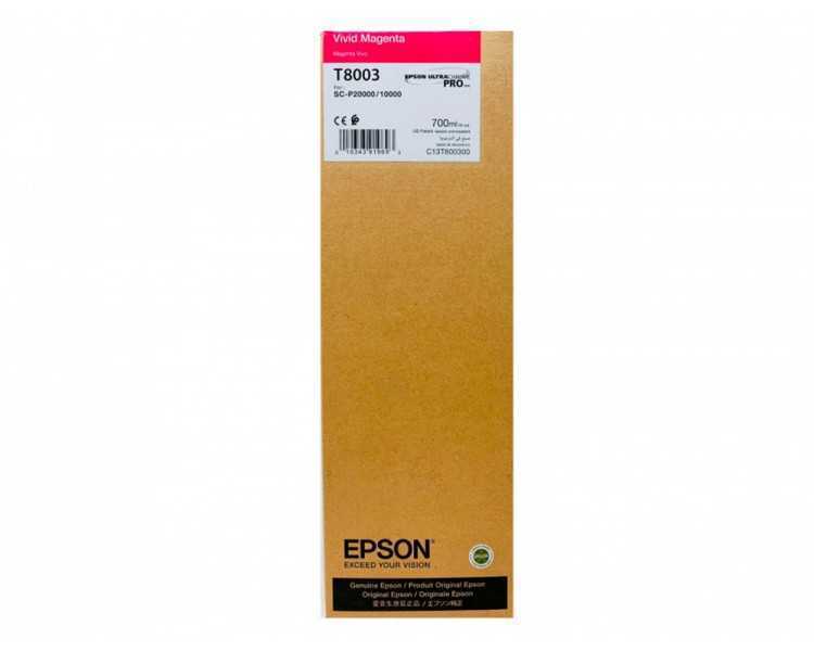 Ink-jet epson singlepack vivid magenta t800300 ultrachrome pro 700ml