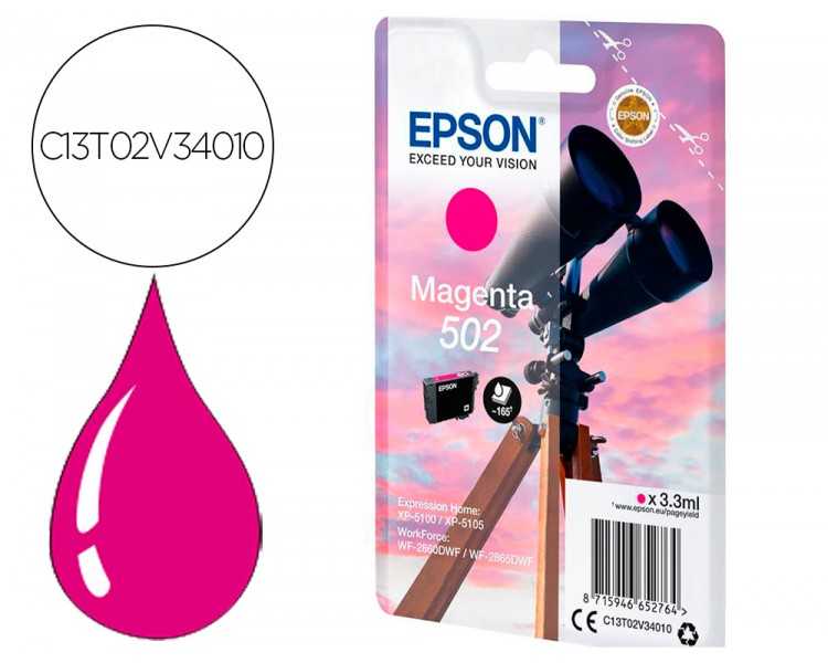 Ink-jet epson singlepack magenta 502 ink