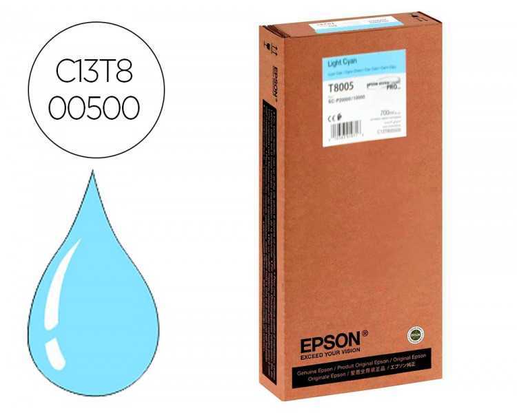 Ink-jet epson singlepack light cian t800500 ultrachrome pro 700ml