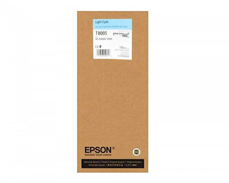 Ink-jet epson singlepack light cian t800500 ultrachrome pro 700ml
