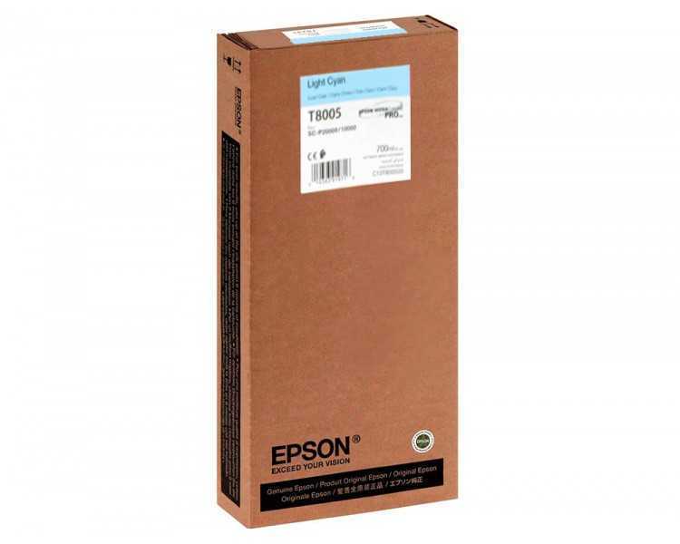 Ink-jet epson singlepack light cian t800500 ultrachrome pro 700ml