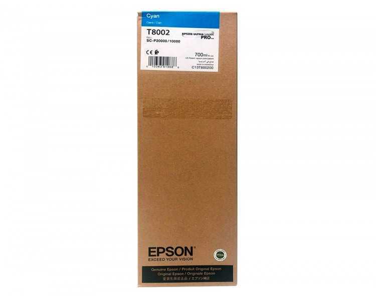 Ink-jet epson singlepack cian t800200 ultrachrome pro 700ml