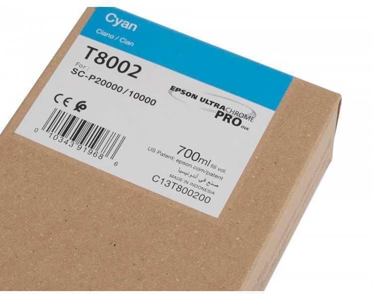 Ink-jet epson singlepack cian t800200 ultrachrome pro 700ml