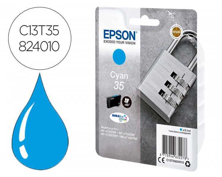 Ink-jet epson singlepack cian 35 durabrite ultra ink