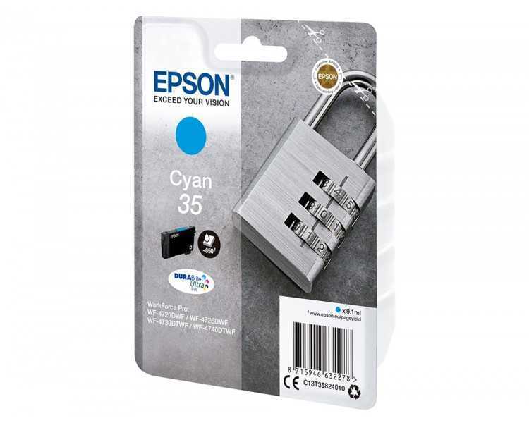 Ink-jet epson singlepack cian 35 durabrite ultra ink