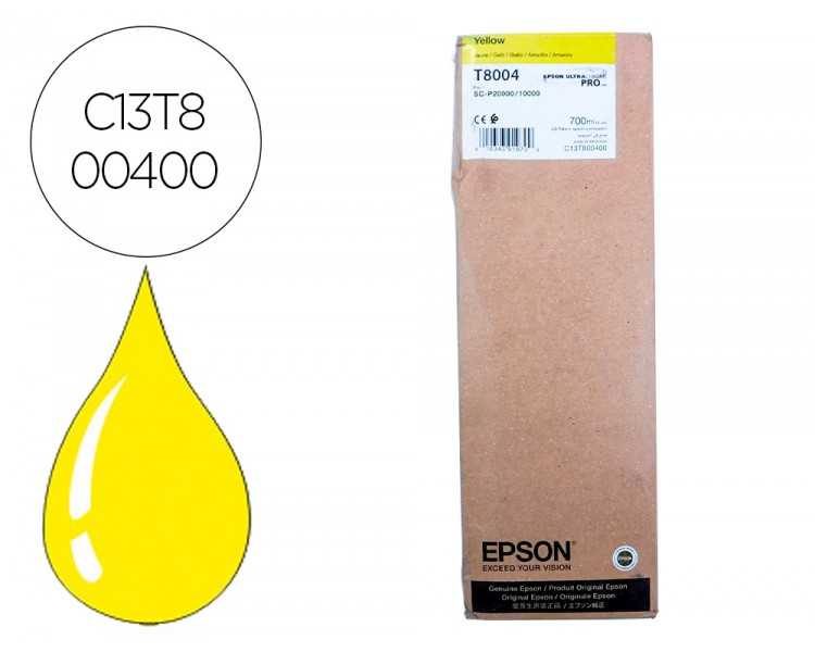 Ink-jet epson singlepack amarillo t800400 ultrachrome pro 700ml