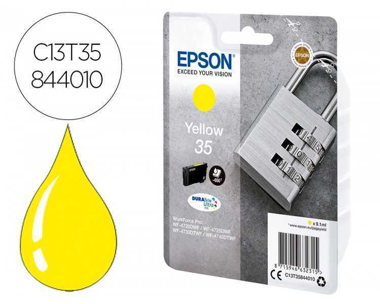 Ink-jet epson singlepack amarillo 35 durabrite ultra ink