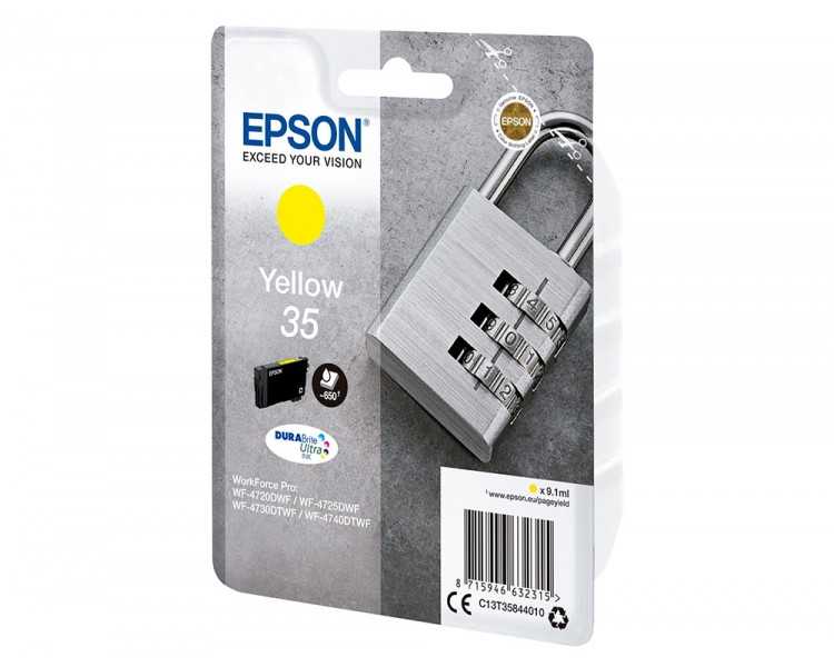 Ink-jet epson singlepack amarillo 35 durabrite ultra ink
