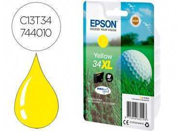 Ink-jet epson work force pro wf-3720dwf/3725dwf amarillo 34xl durabrite ultra ink 950 paginas