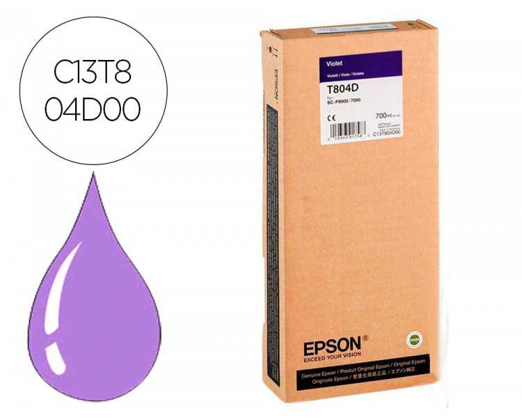 Ink-jet epson gf surecolor serie sc-p violeta ultrachrome hdx/hd 700ml