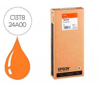 Ink-jet epson gf surecolor serie sc-p naranja ultrachrome hdx/hd 350ml