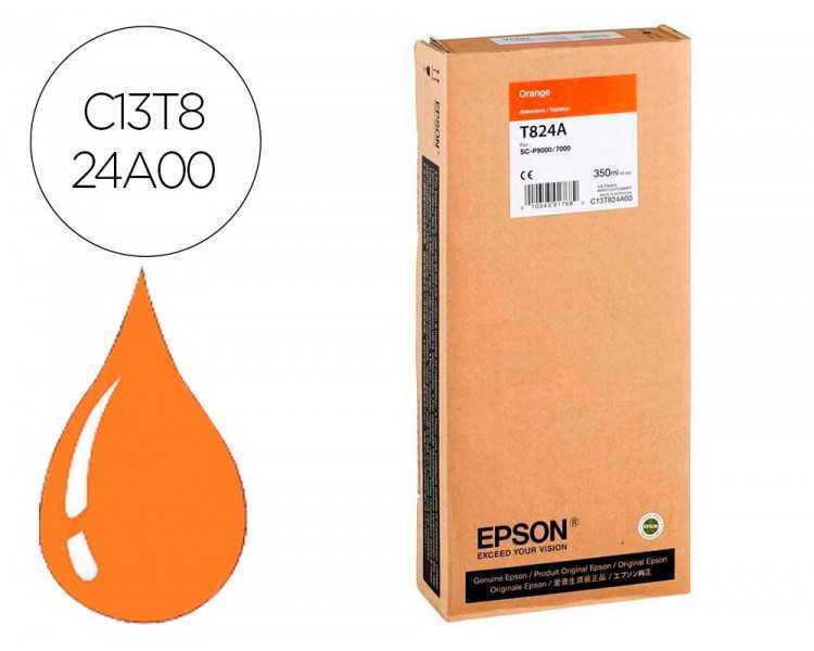 Ink-jet epson gf surecolor serie sc-p naranja ultrachrome hdx/hd 350ml