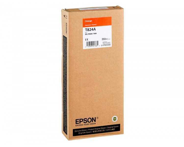 Ink-jet epson gf surecolor serie sc-p naranja ultrachrome hdx/hd 350ml