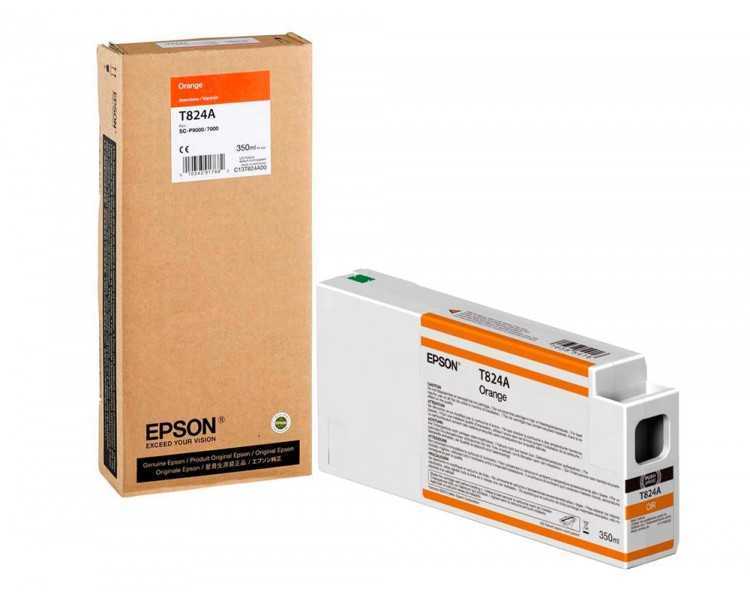 Ink-jet epson gf surecolor serie sc-p naranja ultrachrome hdx/hd 350ml